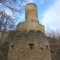 Zřícenina hradu Cimburk u Koryčan
