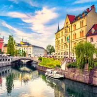 Ľubľana - hlavné a najväčšie mesto Slovinska