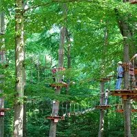 Krynicki Park Linowy - Lanový park Krynica