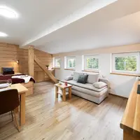 Studio s manželskou posteľou a rozkladacou pohovkou (34 m²)