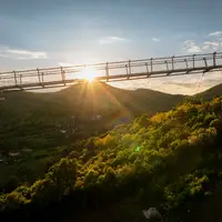 Most národnej jednoty v Sátoraljaújhely (Nemzeti összetartozás hídja)