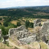 Zřícenina hradu Tolštejn a Míšenský důl