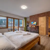 Štúdio s výhľadom na wellness