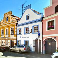 Městské domy v historickém centru Třeboně