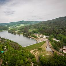 Stezka zdraví u Luhačovické přehrady