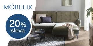 Möbelix: 20% sleva do online obchodu s nábytkem