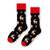Zimní veselé ponožky - Černá | Velikost: 41-43
