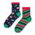 Zimní veselé ponožky - Granátová | Velikost: 35-37