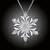 Krásný náhrdelník Crystal Snowflake