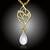 Perlový náhrdelník Elfie Gold - White Pearl