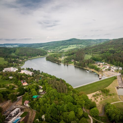 Stezka zdraví u Luhačovické přehrady
