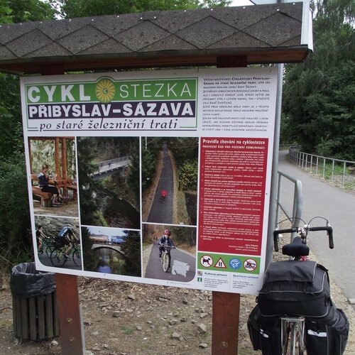 Cyklostezka po staré železniční trati (Přibyslav – Sázava)