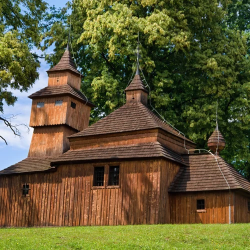 Gréckokatolícky drevený chrám Stretnutia Pána so Simeonom