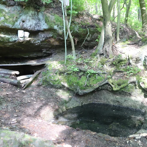 Skalní studánka pod Račí