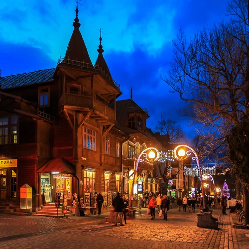 Ulica Krupówki v Zakopanom