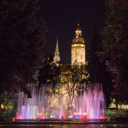 Spievajúca fontána v Košiciach