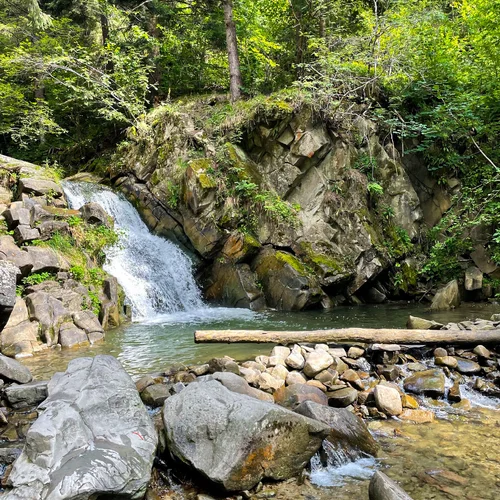 Vodopád Zaskalnik v Szczawnici