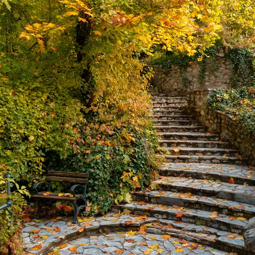 Visutá záhrada v Lillafüred