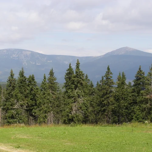 Výhledy od hotelu Černá Bouda