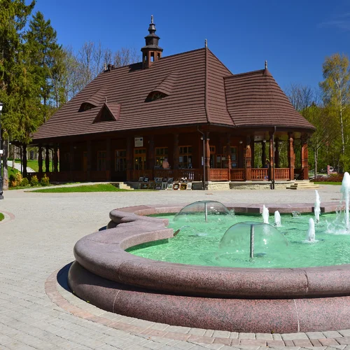 Kúpeľný park Wysowa Zdrój