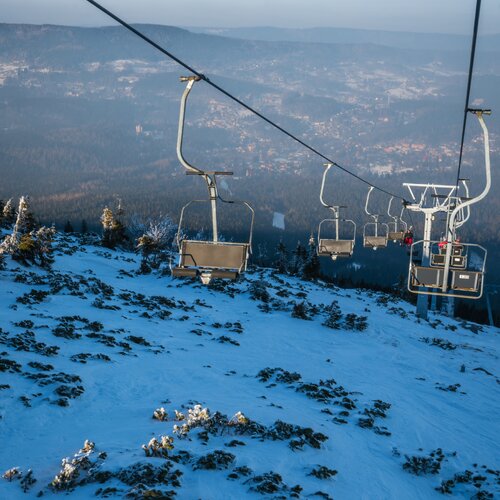 Ski arena Szrenica ve Sklářské Porubě