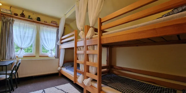Čtyřlůžkový pokoj (15 m²)