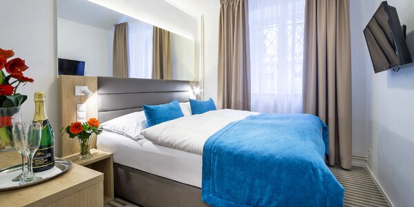 Pobyt v Praze pro dva: 4* hotel 
s bohatou snídaní