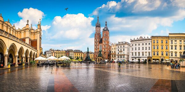 Pobyt v romantickém centru 
Krakova se snídaní