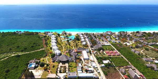 4* Hotel My Blue u pláže 
Nungwi s all inclusive