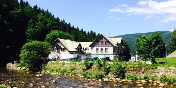 Dovolená v centru Špindlu 
s polopenzí a wellness