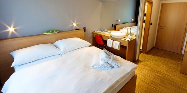 Moderní hotel v pražských 
Letňanech: wellness a jídlo