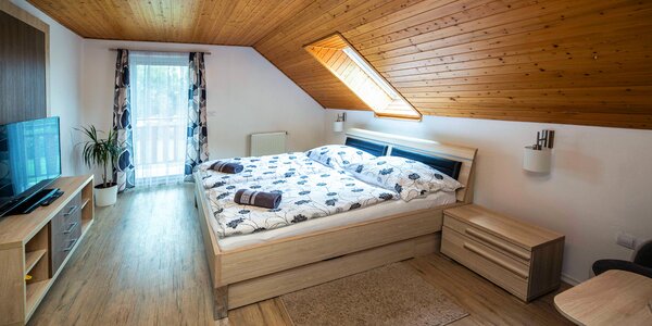 Moderní apartmány s polopenzí 
u Pekla Čertovina