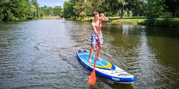 Skupinový kurz paddleboardingu: 
vstup pro 1–4 os.