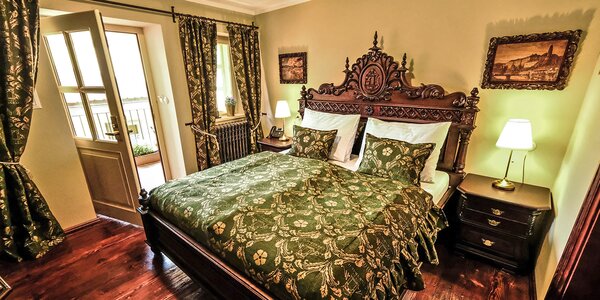 Luxusní historický hotel 
v Krumlově i s wellness