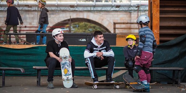 Skupinové lekce skateboardingu 
pro děti 6–15 let