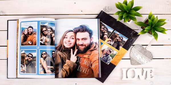 Fotokniha s pevnou vazbou: 
formát A4, 32–120 stran