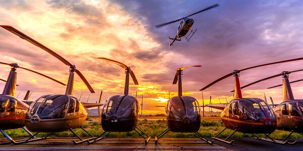 Vzrušující let vrtulníkem 
pro 1–4 osoby