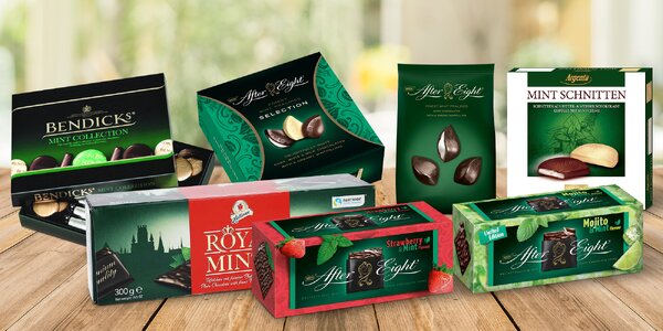 Čokolády s mátou: pralinky, 
řezy i speciální edice