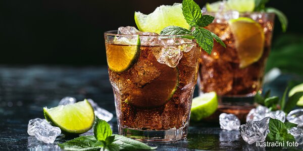 Osvěžující mojito nebo cuba 
libre i v XXL verzi