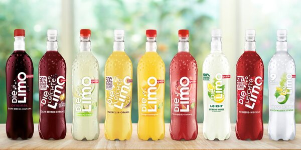 Osvěžující limonády Granini: 
9 ovocných příchutí