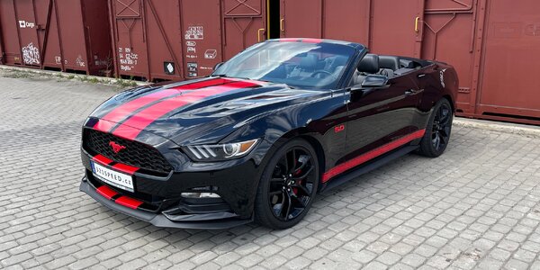 Zapůjčení Fordu Mustang Cabrio 
GT až na 24 hod.