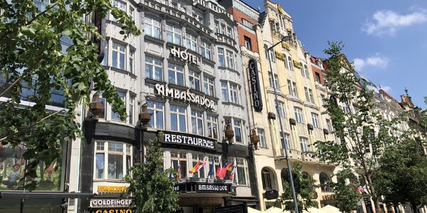 Pobyt v 5* hotelu přímo 
na Václavském náměstí