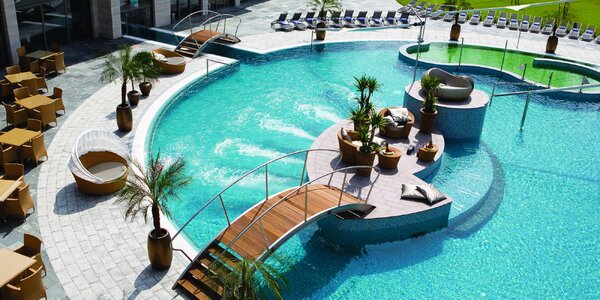 5* luxus: neomezený wellness 
s 22 termálními bazény