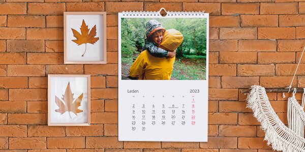 Nástěnné nebo stolní 
fotokalendáře: A5, A4, A3 i XL