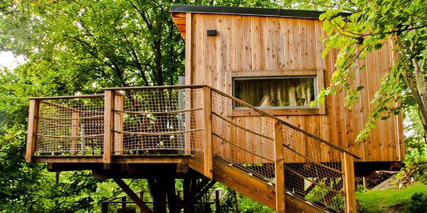 Glamping na výši: treehouse 
v Orlických horách