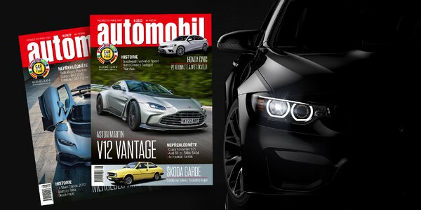 Na plný plyn: roční 
předplatné časopisu Automobil