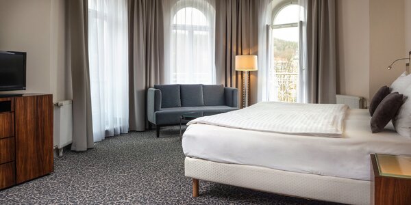 Relax v Mariánských Lázních: 
polopenze i procedury