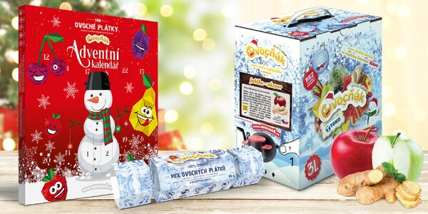 Plátky, adventní kalendář 
i mošty od Ovocňáku