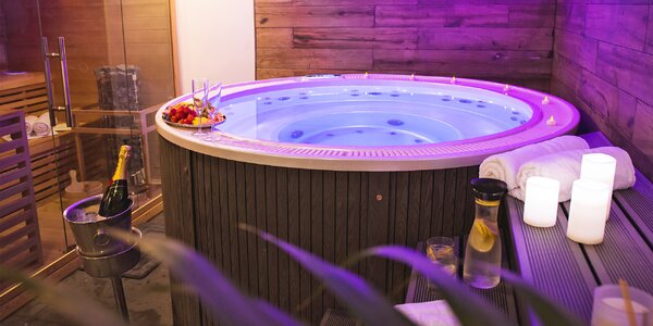 1,5 až 4 hodiny v privátním 
wellness pro dva