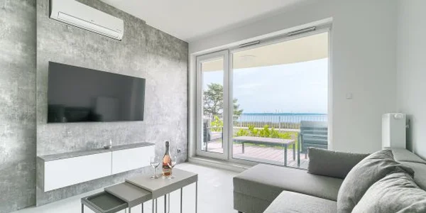 Apartmán Deluxe s 1 ložnicí a předním výhledem na jezero (50 m²)